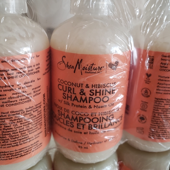 Shea Moisture Curl & Shine Shampoo Sealed 4 pack🧡 - Picture 3 of 3
